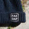 FAKDAP BLUE RIBBED BEANIE CAP