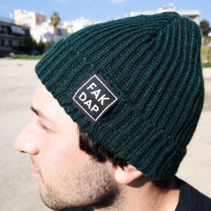 fakdap green beannie cap