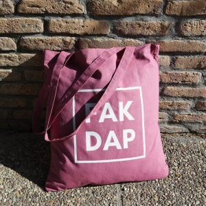 FAKDAP DUSTY PINK TOTE BAG