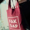 fakdap dusty pink tote bag