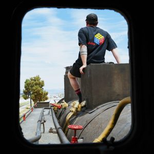 FAKDAP RUBIK´S CUBE TEE BLACK